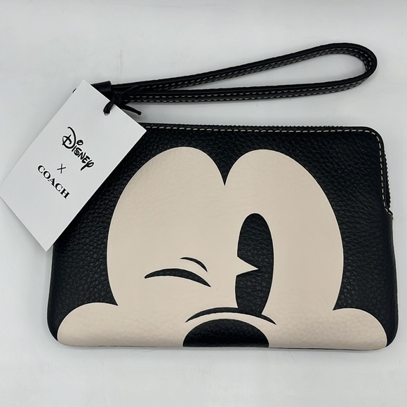 Coach x Disney Winking Mickey Wristlet Wallet - Picture 4 of 10